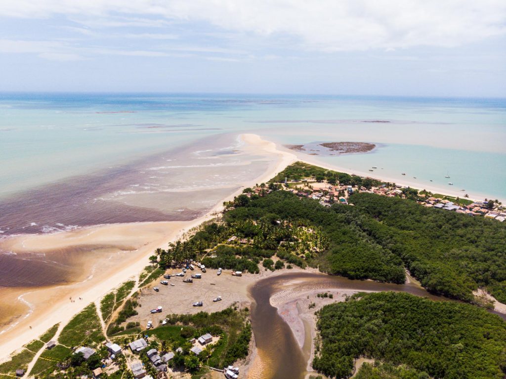 Foz do rio Corumbau e Ponta do Corumbau, Bahia