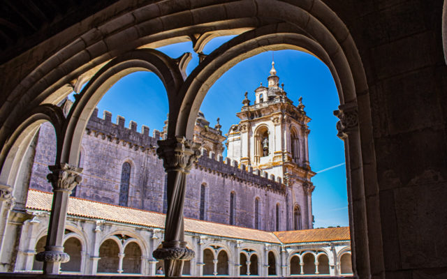 Vista do Sobreclaustro do Mosteiro de Alcobaça