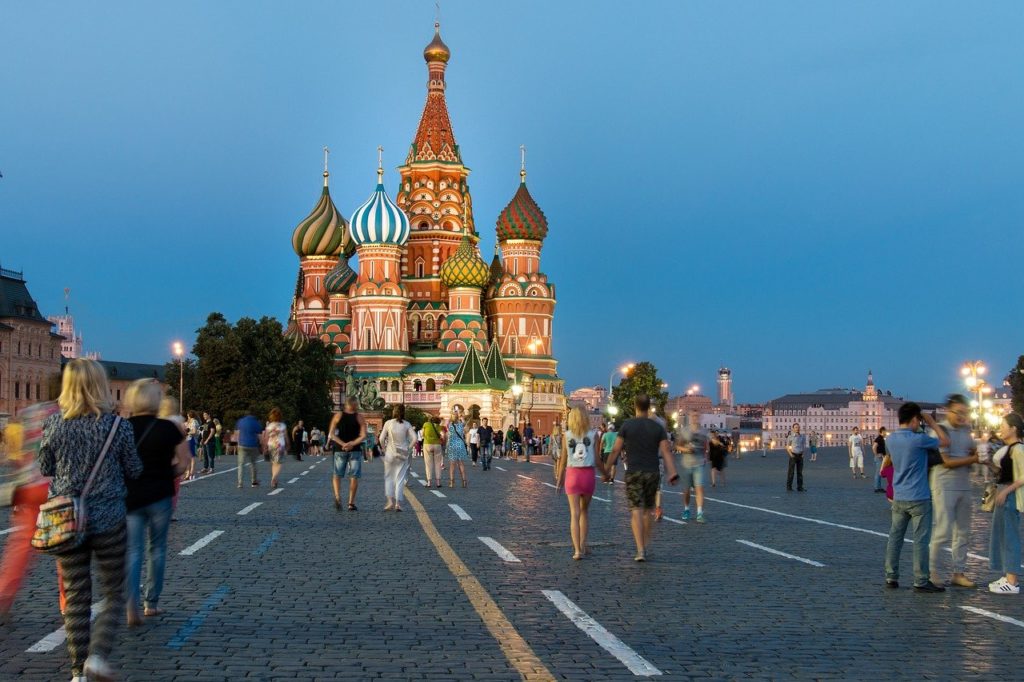 Praça Vermelha em Moscou - onde passar o ano novo