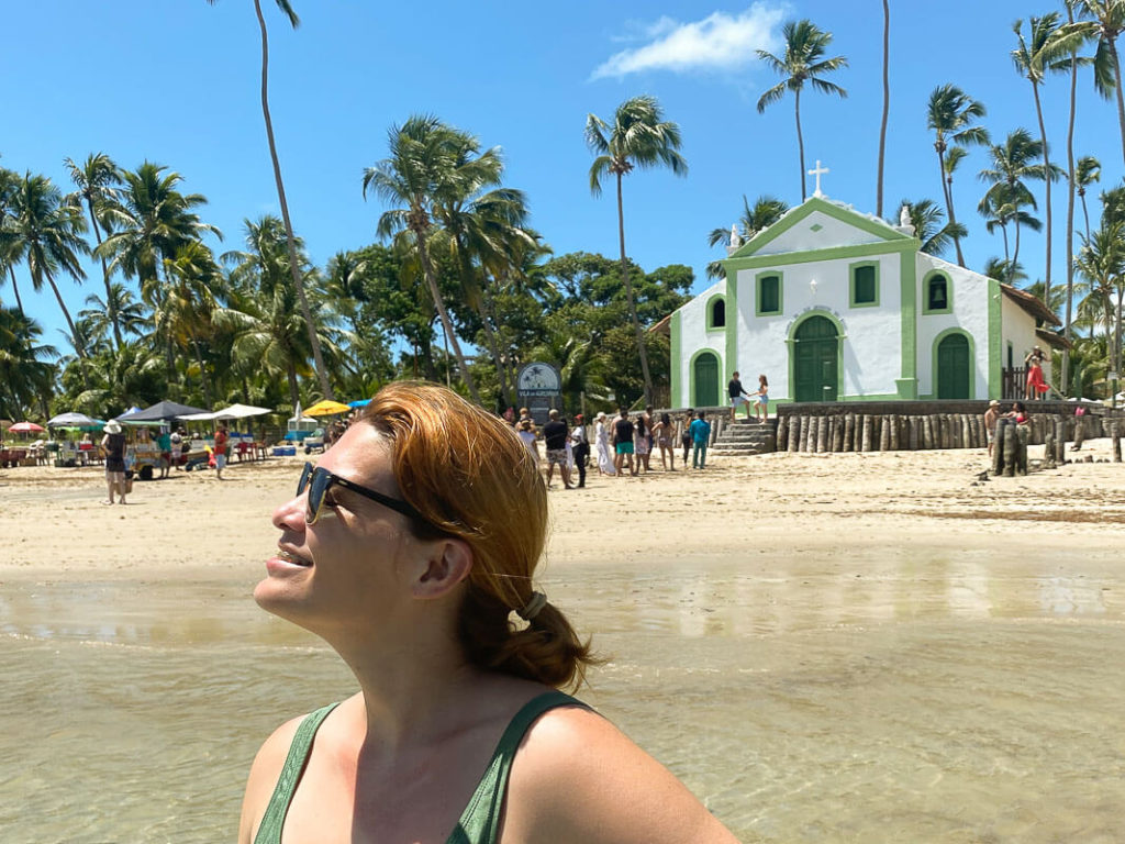 Capelinha na praia em Pernambuco