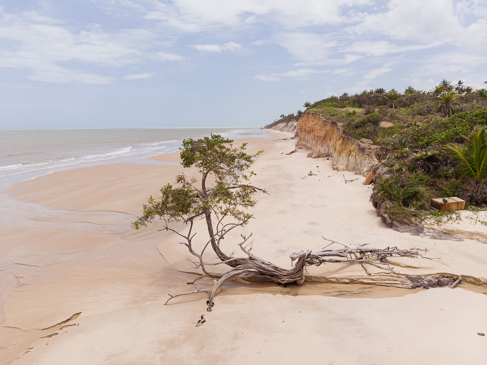 Praia do Calambrião, Cumuruxatiba