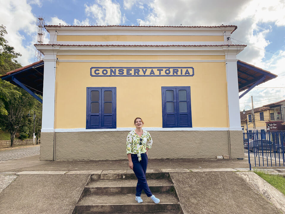 Antiga estação de trem de Conservatória