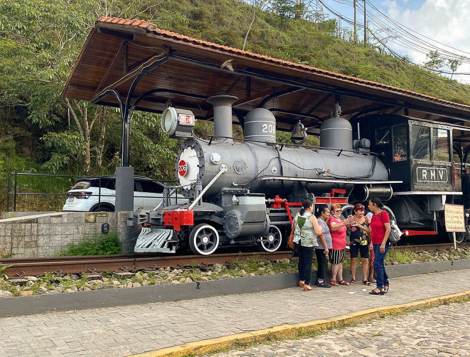 Locomotiva 206 em Conservatória RJ