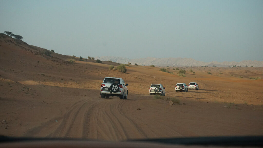 Ralli no deserto em Dubai, Emirados Árabes