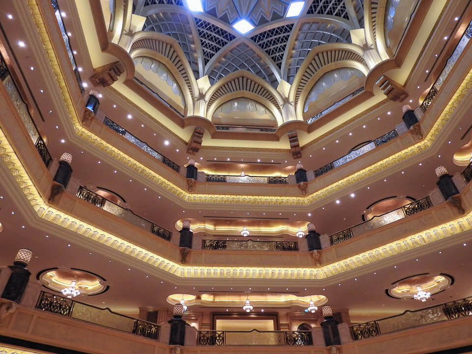 Emirates Palace Hotel - pontos turísticos de Abu Dhabi