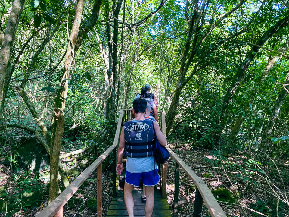 Trilha no Parque das Cachoeiras Bonito MS