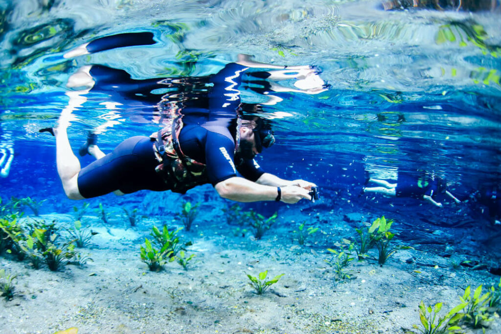 Flutuação no Aquário Natural em Bonito MS