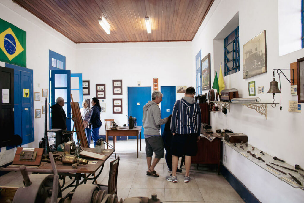 Museu Ferroviário na estação de trem de Miguel pereira