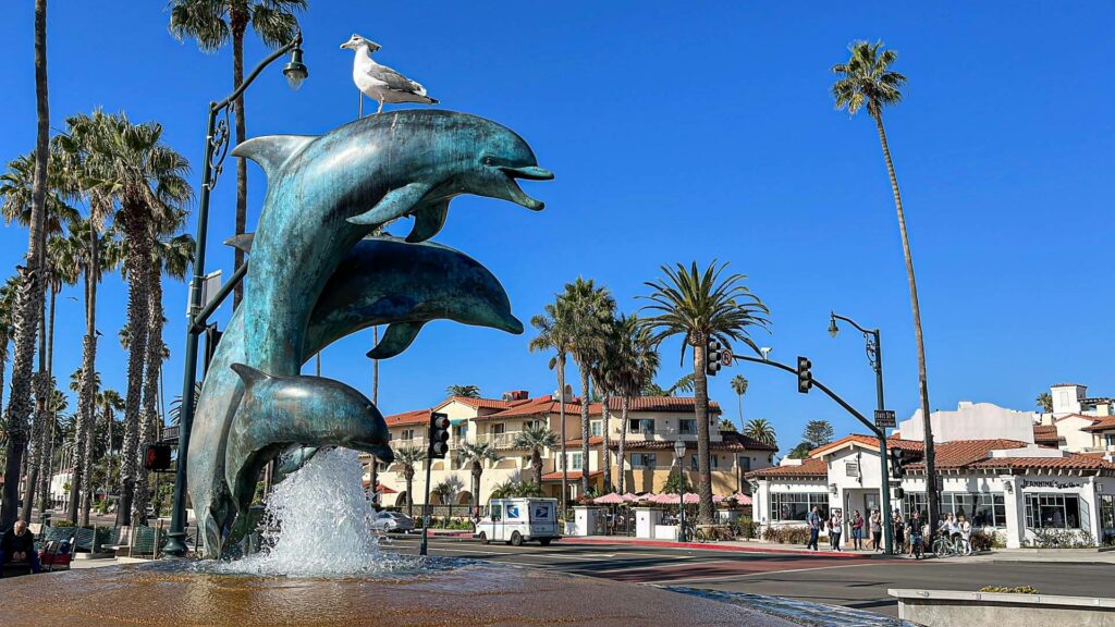 Dolphins Fountain, Santa Barbara