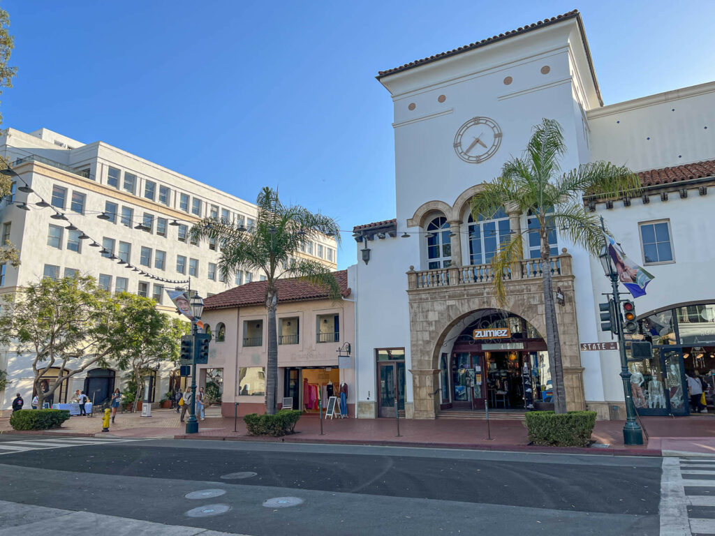 State Street. O que fazer em Santa Barbara California