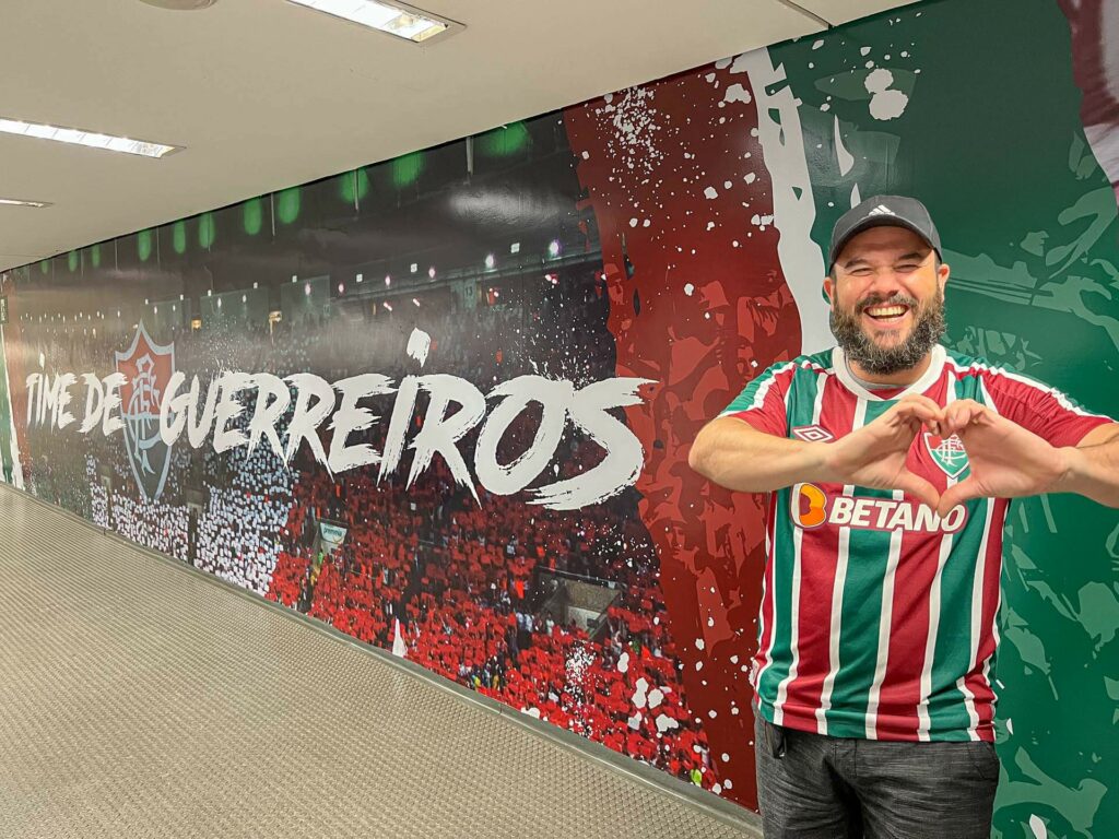 Mural do Fluminense no maracanã