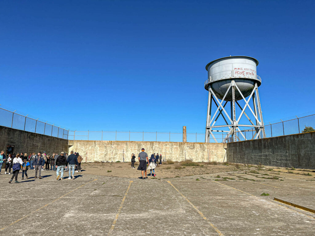 Pátio recreacional de Alcatraz