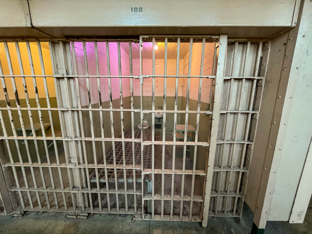 Antiga cela de Alcatraz