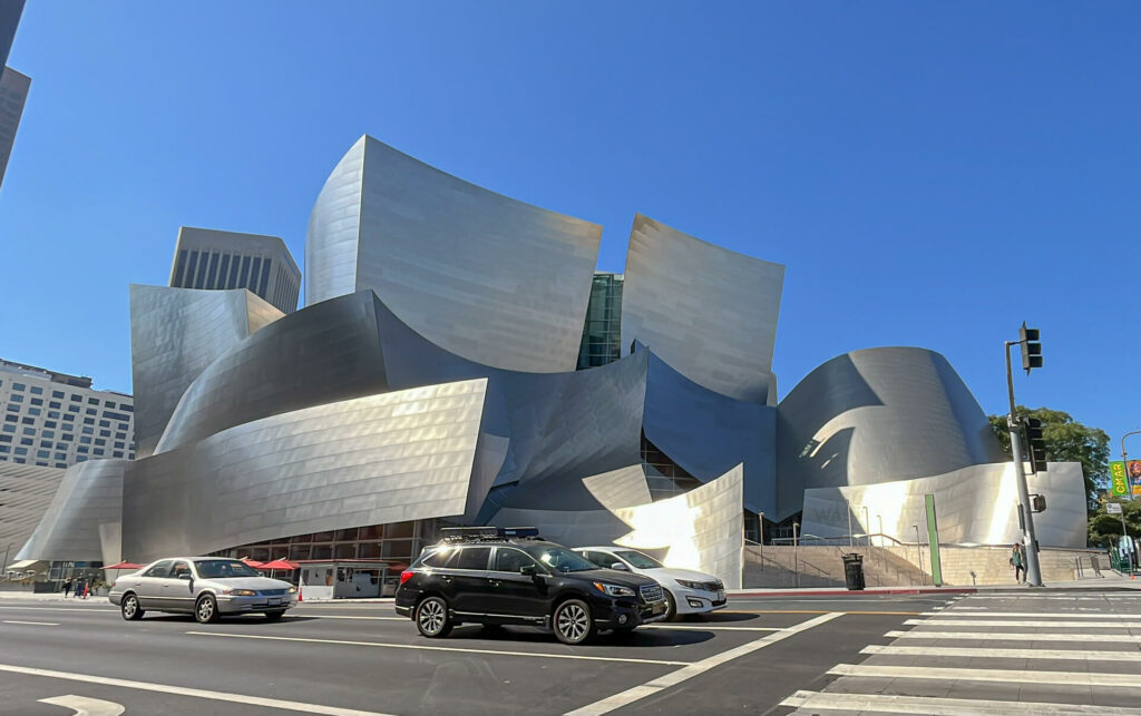 Walt Disney Concert Hall Los Angeles Downtown.