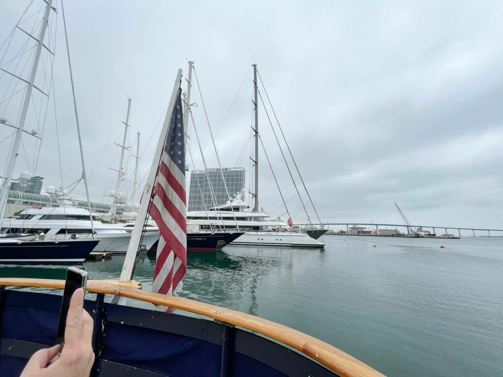 Passeio de barco na baía de San Diego