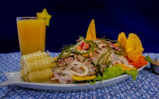 Comida típica do Peru. Ceviche