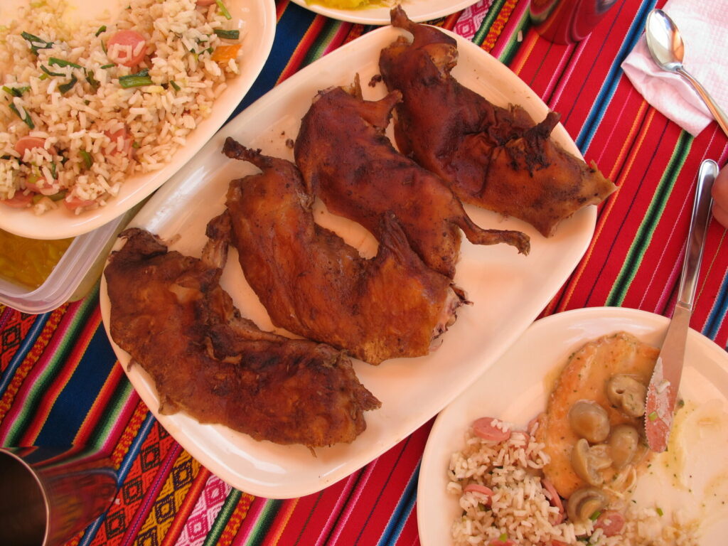 Cuy al Horno - comida peruana