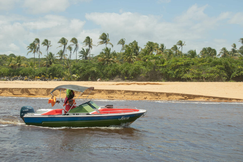 praia da Barra de Caraíva.