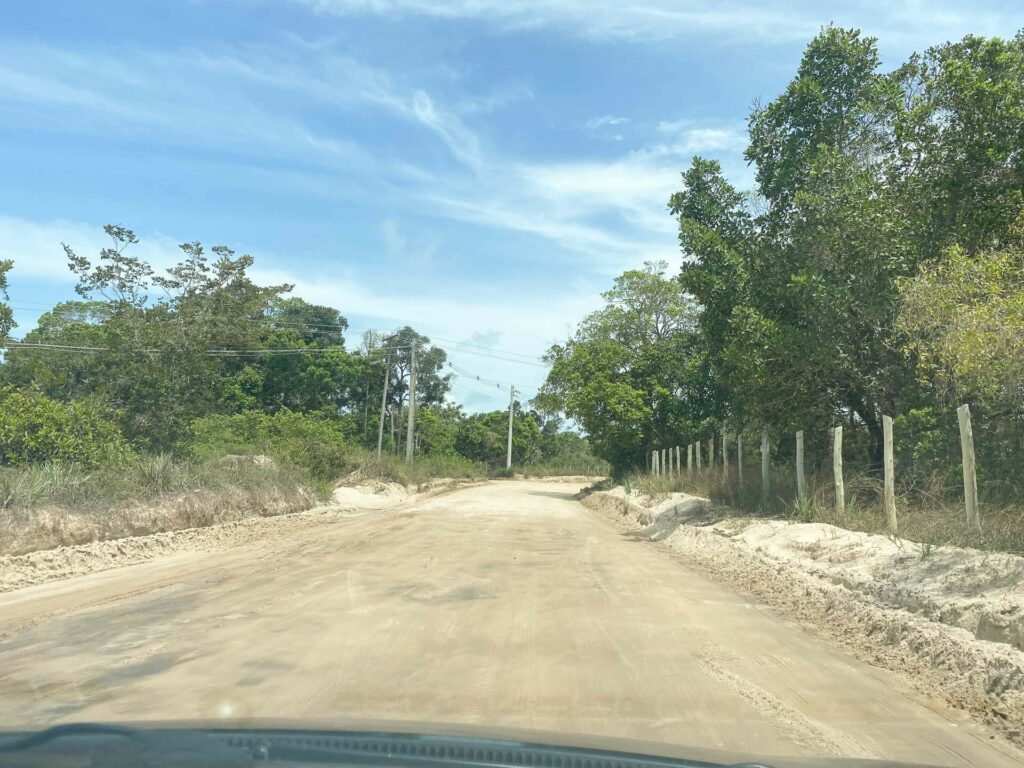 Estrada para Trancoso Bahia