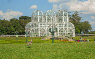 Estufa principal do Jardim Botânico de Curitiba