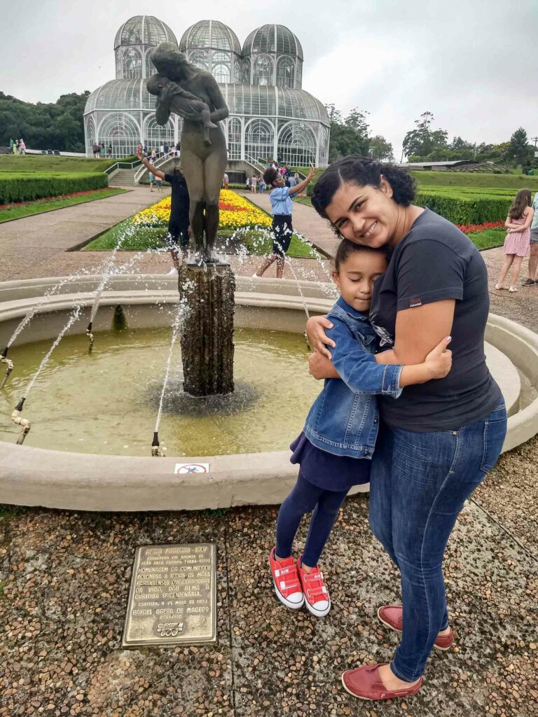 Estátua Amor Perfeito. Jardim Botânico de Curitiba