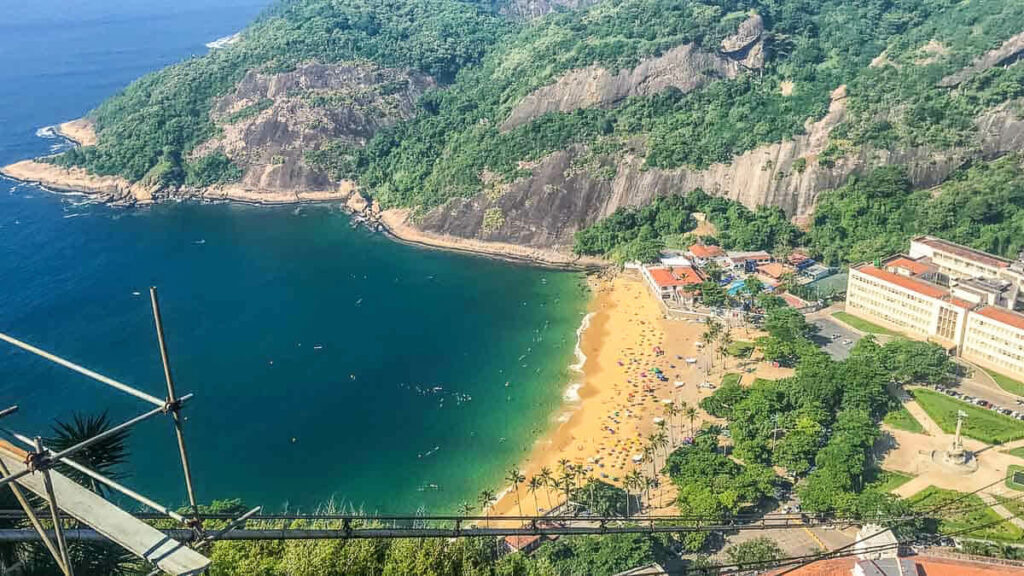 Vista trilha morro da Urca