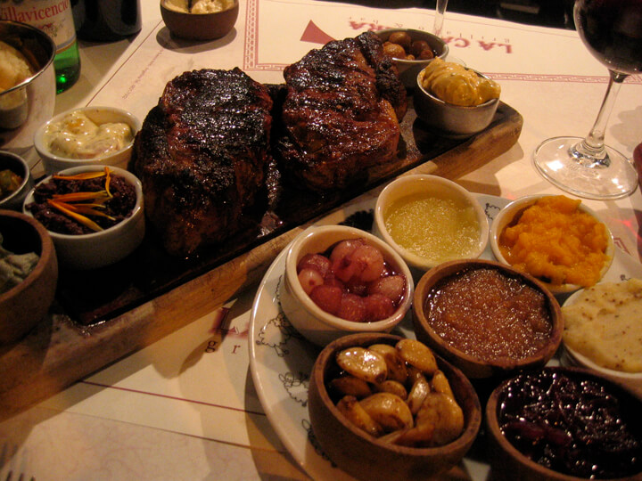 Comida típica da Argentina - bife de chorizo