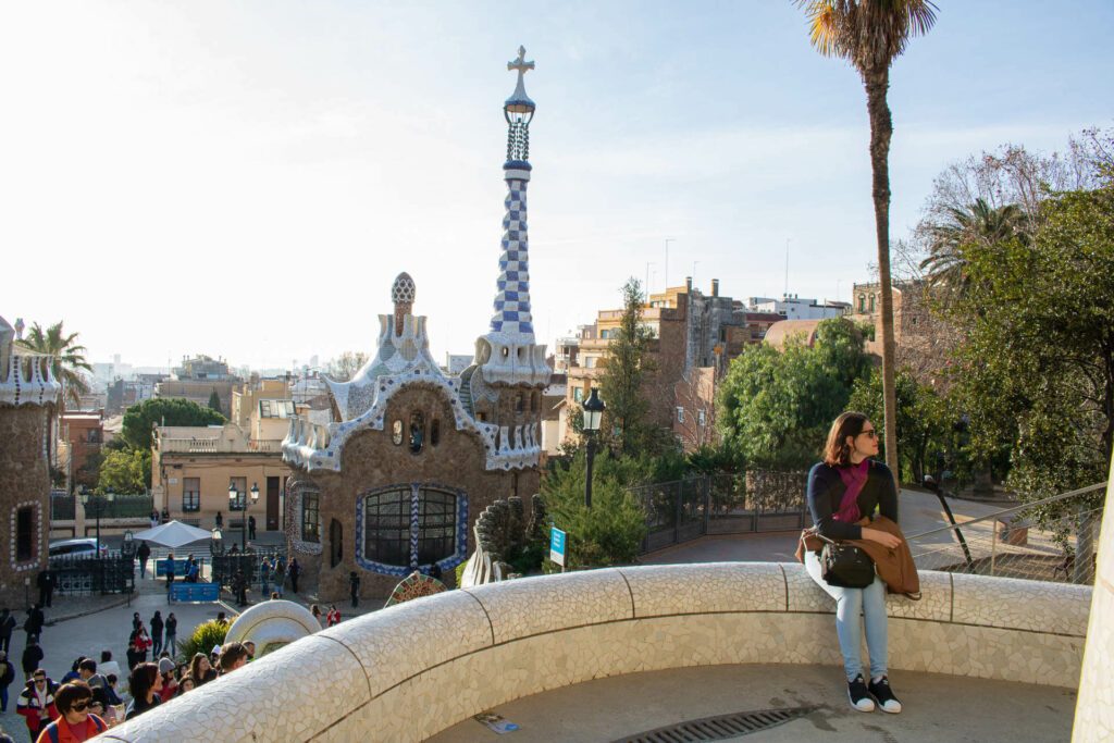 Parque Guell em Barcelona