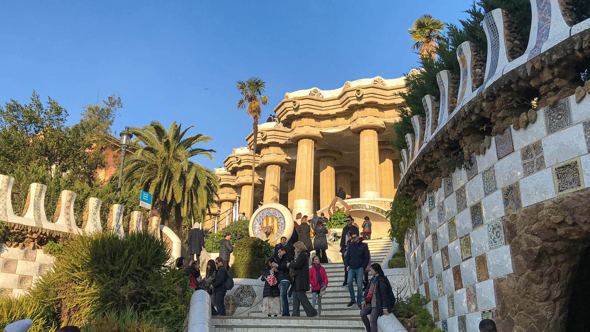 L’Escalinata del Drac - Parque Guell Barcelona