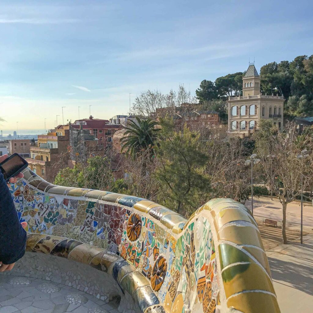 Parque Guell em Barcelona