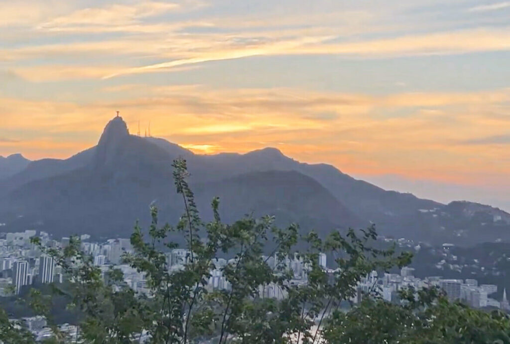 Por do Sol visto no Pão de Açúcar