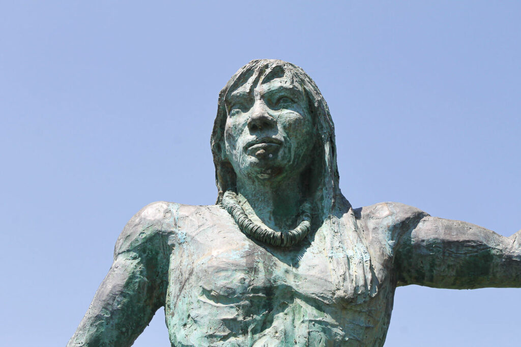 Estátua do Cacique Tindiquera - parque tingui