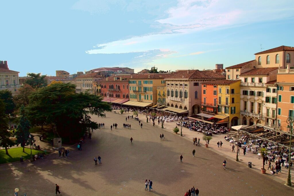 Piazza Bra Verona Itália