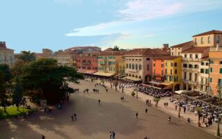 Piazza Bra Verona Itália