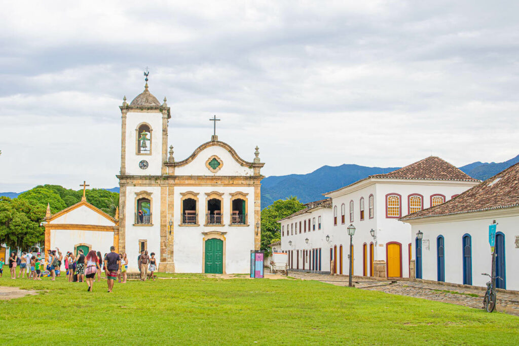 Como chegar a Paraty RJ - vista para igreja histórica de Paraty