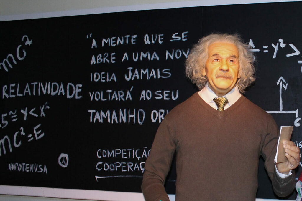 Albert Einstein - Museu de Cera de Petrópolis