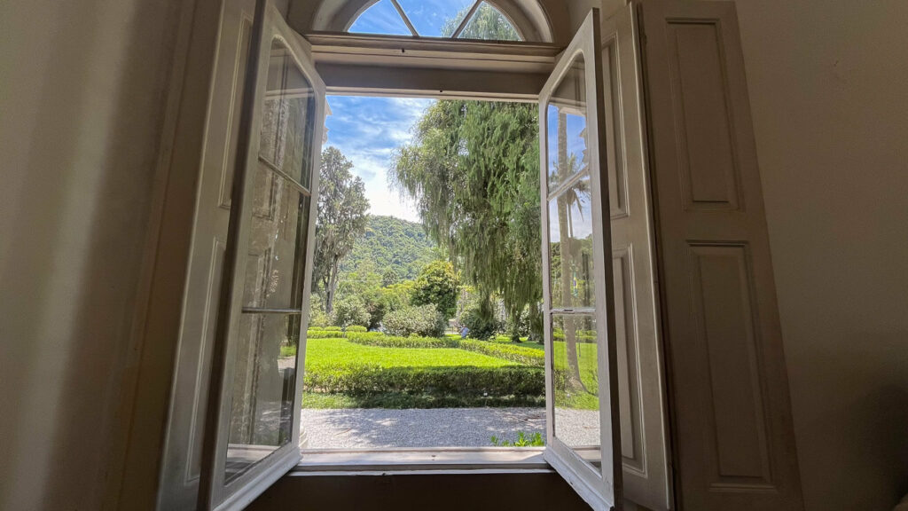 Casa da Princesa Isabel - janela para o jardim