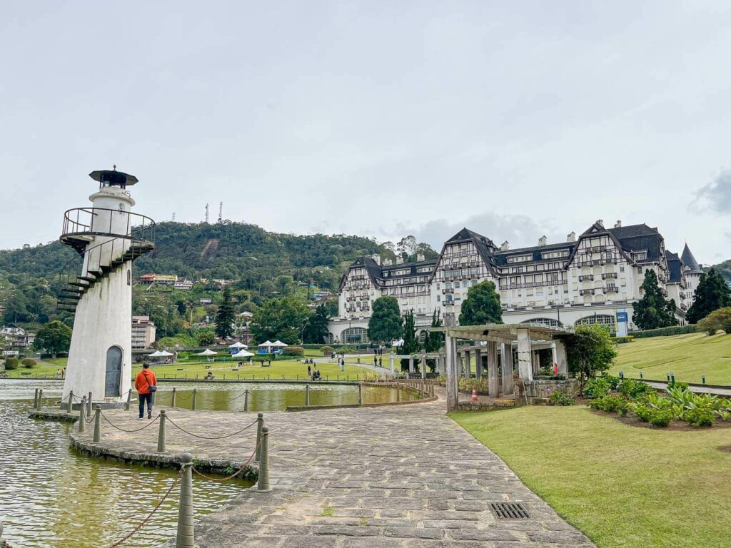 Palácio Quitandinha Petrópolis. Foto: Fui ser viajante