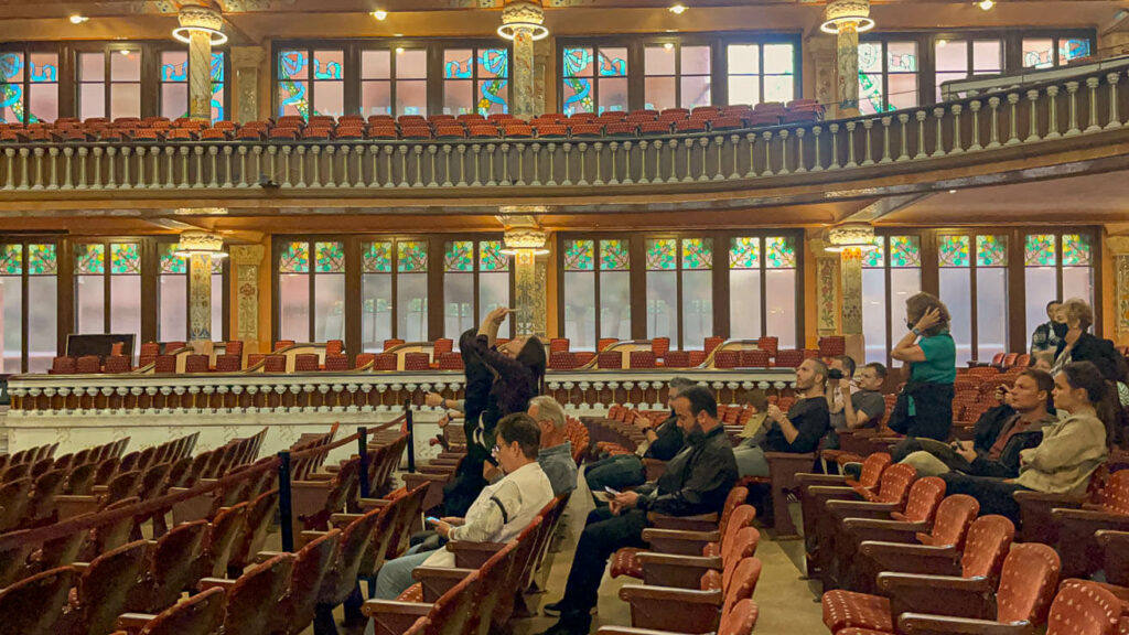 Palau de la Música Catalana. Foto: Fui ser viajante