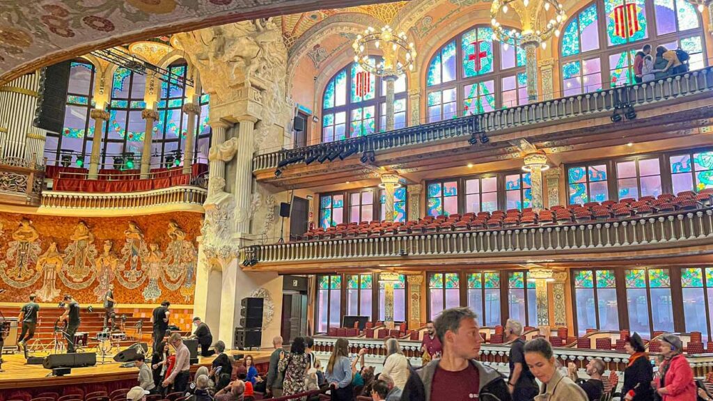 Palau de la Música Catalana. Foto: Fui ser viajante