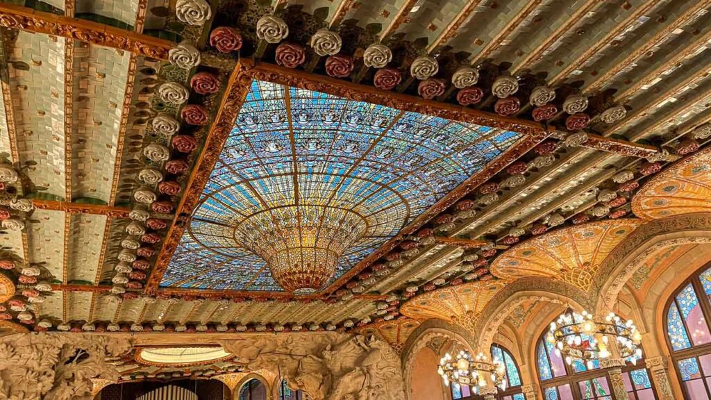 Claraboia do palau de la musica catalana