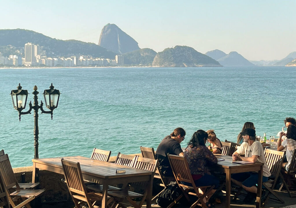 Restaurante com vista no Rio de Janeiro