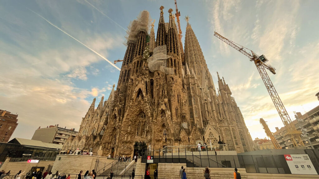 Sagrada família em Barcelona