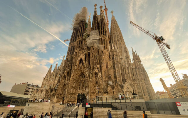 Sagrada família em Barcelona