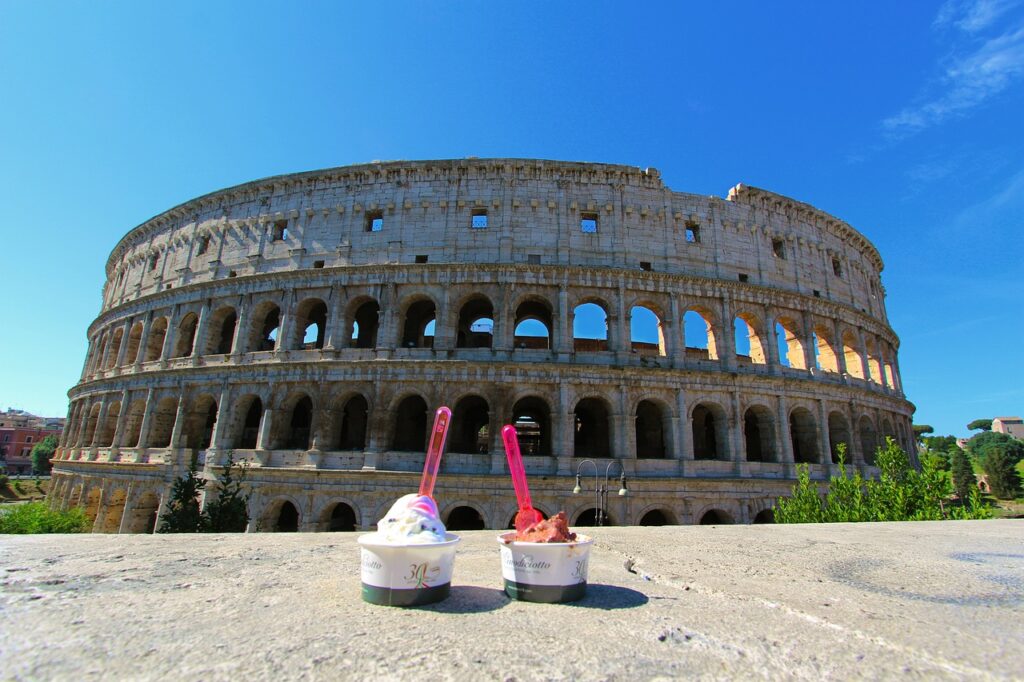 Gelato italiano onde provar