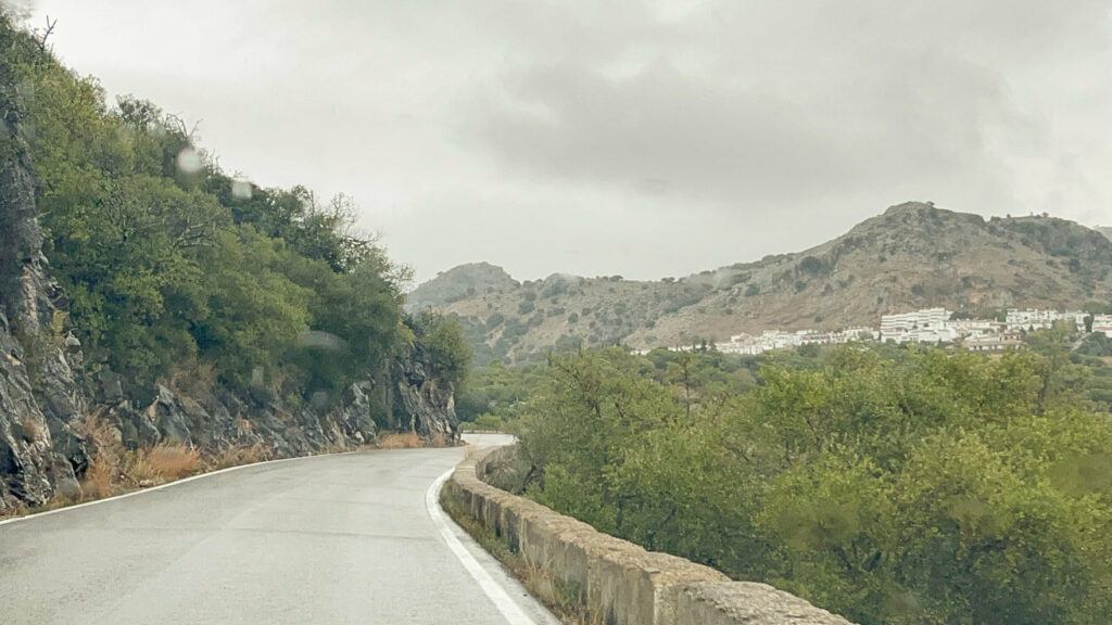Estradas da Rota dos Pueblos Brancos da Andaluzia