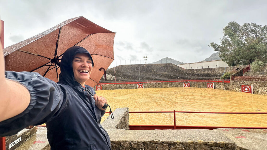 Chuva em Vilaluenga del Rosario