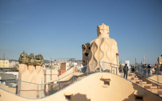 Casas de Gaudí em Barcelona