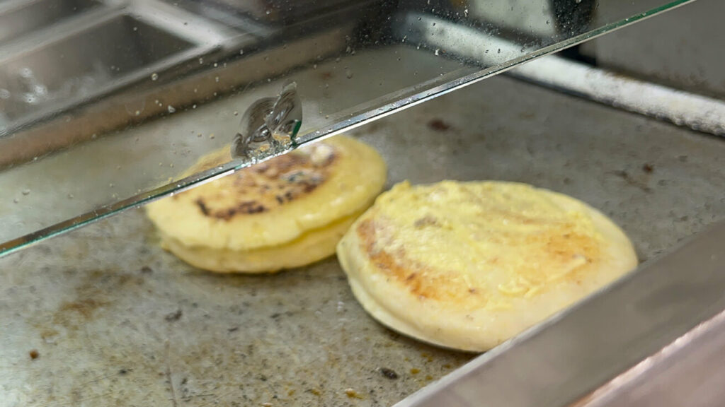 Arepa com queso