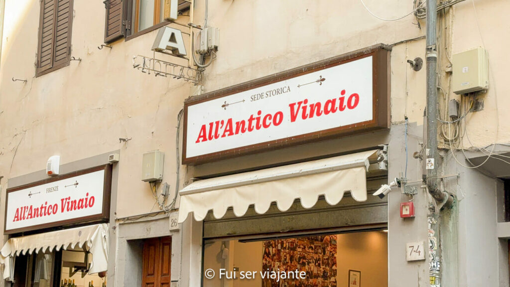 Sede histórica do All'Antico Vinaio Florença